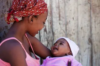 Une mère et son enfant